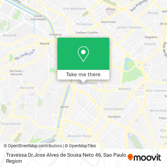 Mapa Travessa Dr.Jose Alves de Sousa Neto 46