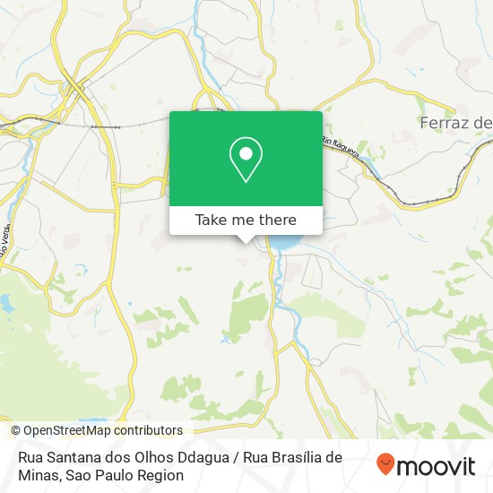 Rua Santana dos Olhos Ddagua / Rua Brasília de Minas map