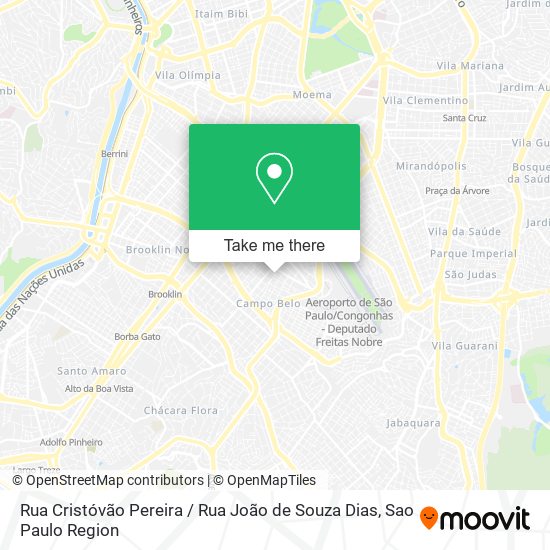 Mapa Rua Cristóvão Pereira / Rua João de Souza Dias