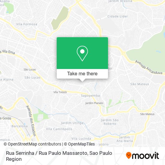 Rua Serrinha / Rua Paulo Massaroto map