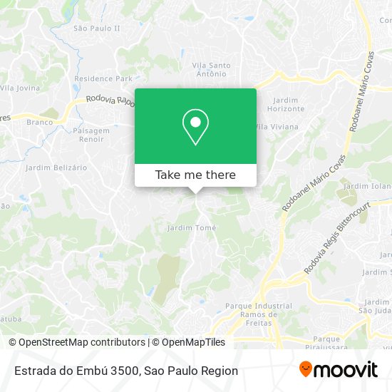 Estrada do Embú 3500 map