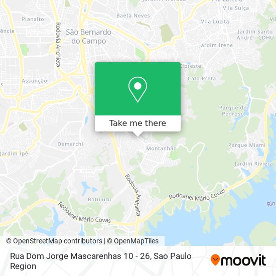 Mapa Rua Dom Jorge Mascarenhas 10 - 26