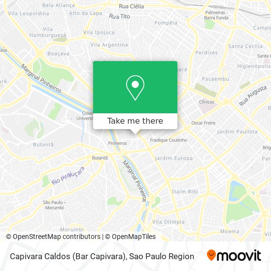 Capivara Caldos (Bar Capivara) map