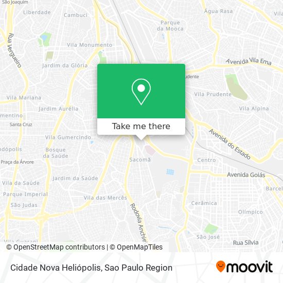 Cidade Nova Heliópolis map