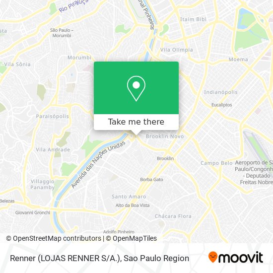 Renner (LOJAS RENNER S/A.) map