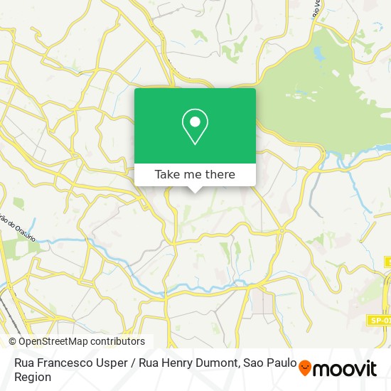 Mapa Rua Francesco Usper / Rua Henry Dumont