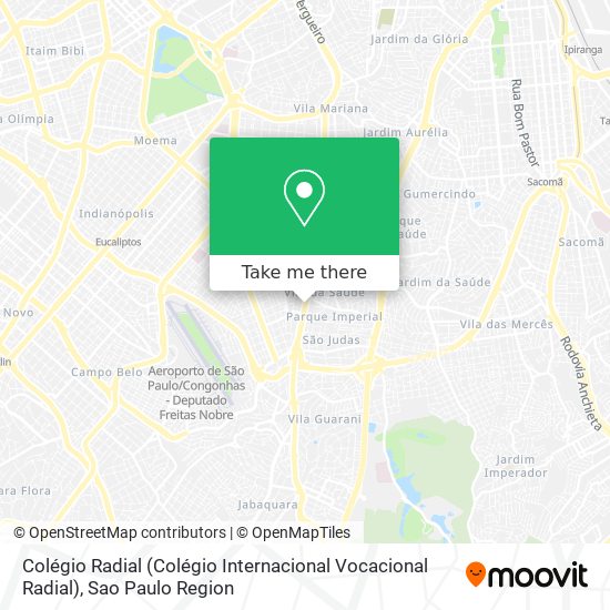 Colégio Radial (Colégio Internacional Vocacional Radial) map