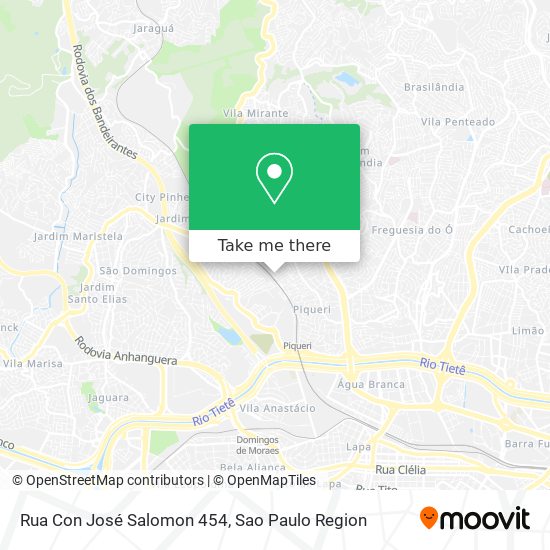 Rua Con José Salomon 454 map
