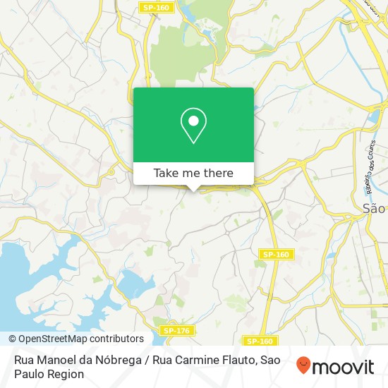 Rua Manoel da Nóbrega / Rua Carmine Flauto map