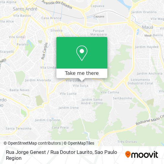 Rua Jorge Genest / Rua Doutor Laurito map