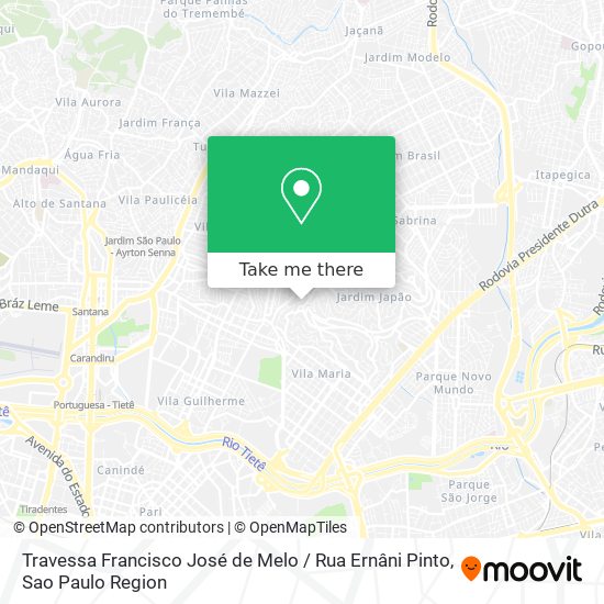 Travessa Francisco José de Melo / Rua Ernâni Pinto map