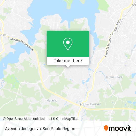 Mapa Avenida Jaceguava