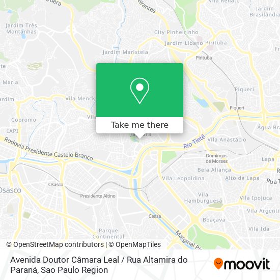 Avenida Doutor Câmara Leal / Rua Altamira do Paraná map