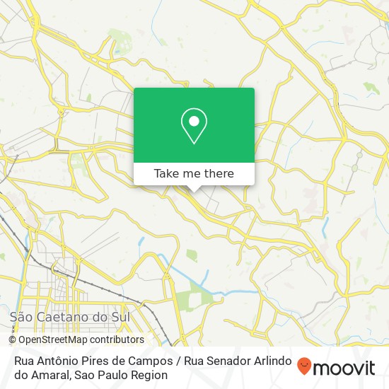 Rua Antônio Pires de Campos / Rua Senador Arlindo do Amaral map