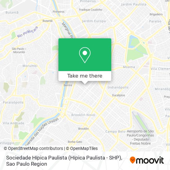 Sociedade Hípica Paulista (Hípica Paulista - SHP) map