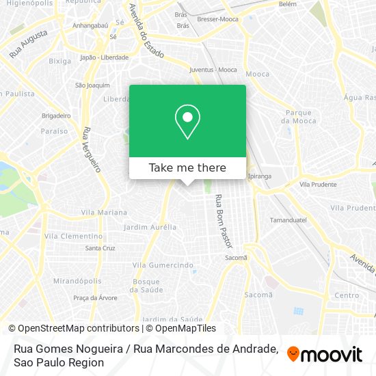 Rua Gomes Nogueira / Rua Marcondes de Andrade map