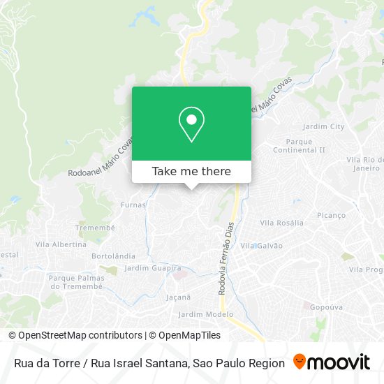 Rua da Torre / Rua Israel Santana map