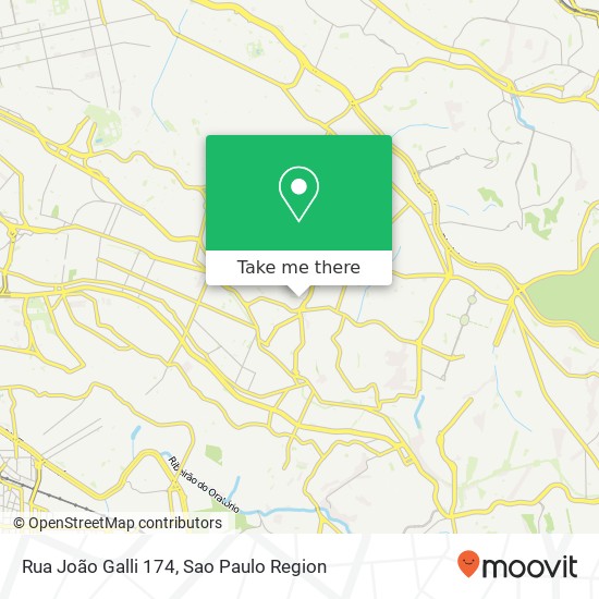 Mapa Rua João Galli 174