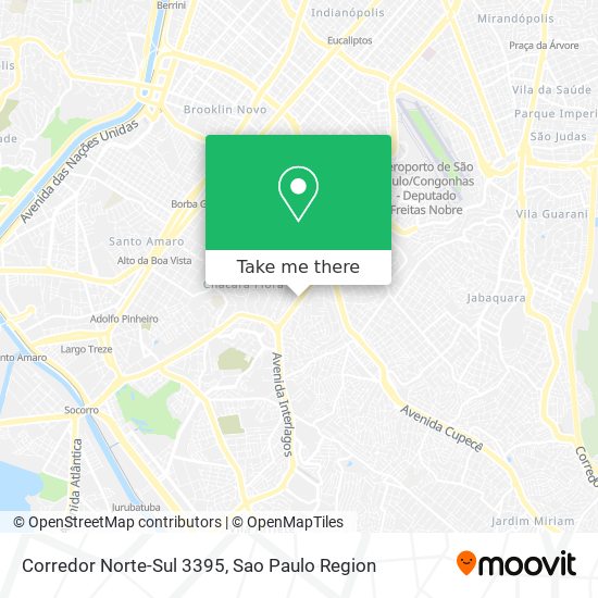Corredor Norte-Sul 3395 map