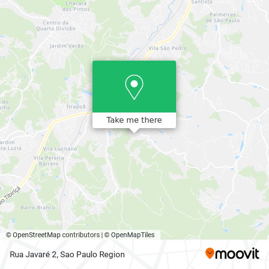 Mapa Rua Javaré 2