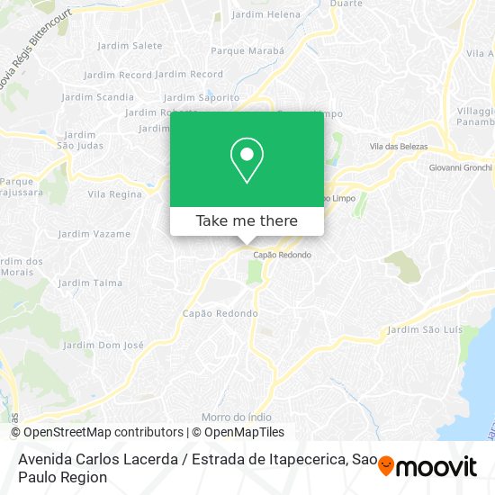 Avenida Carlos Lacerda / Estrada de Itapecerica map