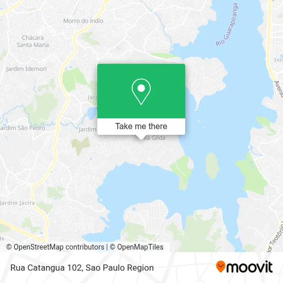 Rua Catangua 102 map