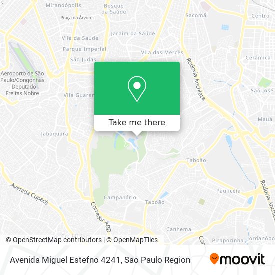 Mapa Avenida Miguel Estefno 4241