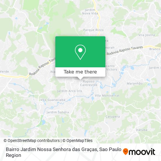 Bairro Jardim Nossa Senhora das Graças map