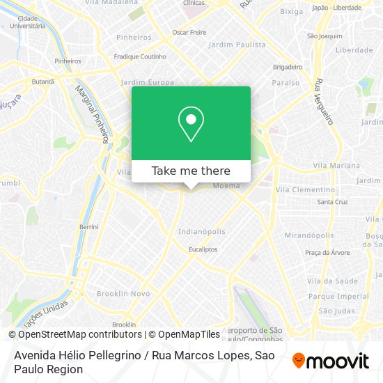 Avenida Hélio Pellegrino / Rua Marcos Lopes map