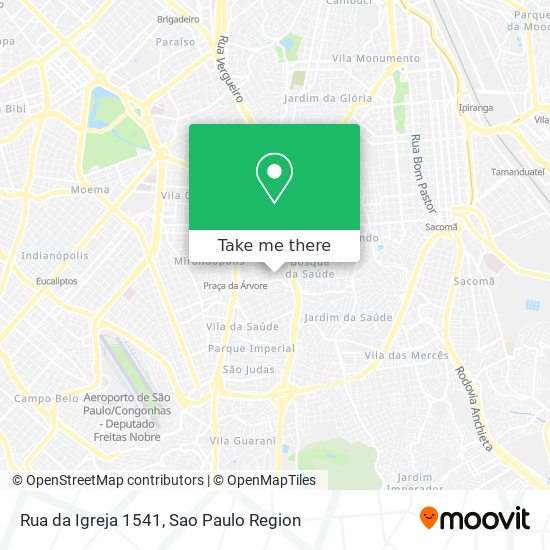 Rua da Igreja 1541 map