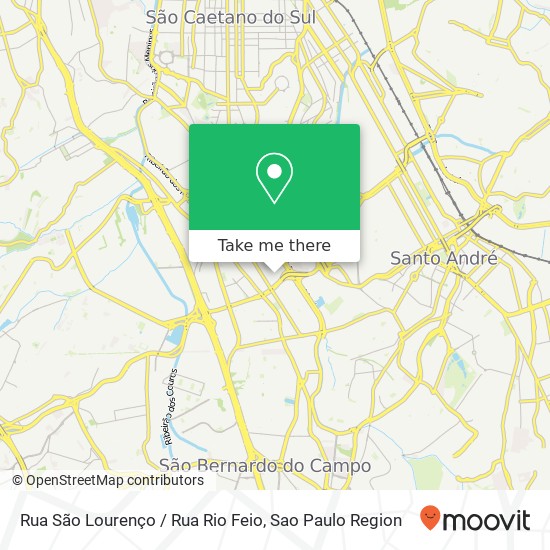 Rua São Lourenço / Rua Rio Feio map