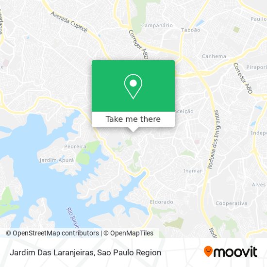 Mapa Jardim Das Laranjeiras