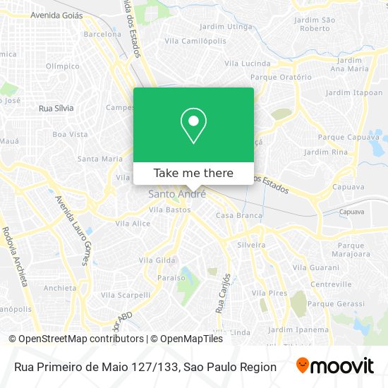 Rua Primeiro de Maio 127/133 map