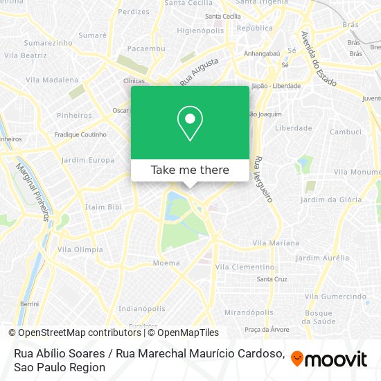Rua Abílio Soares / Rua Marechal Maurício Cardoso map