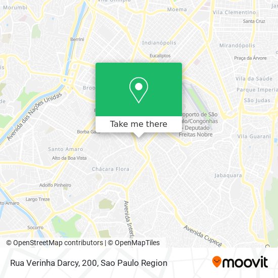 Mapa Rua Verinha Darcy, 200