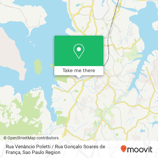 Mapa Rua Venâncio Poletti / Rua Gonçalo Soares de França
