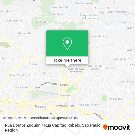 Rua Doutor Zuquim / Rua Capitão Rabelo map