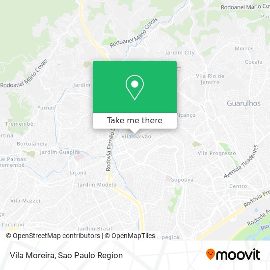 Mapa Vila Moreira