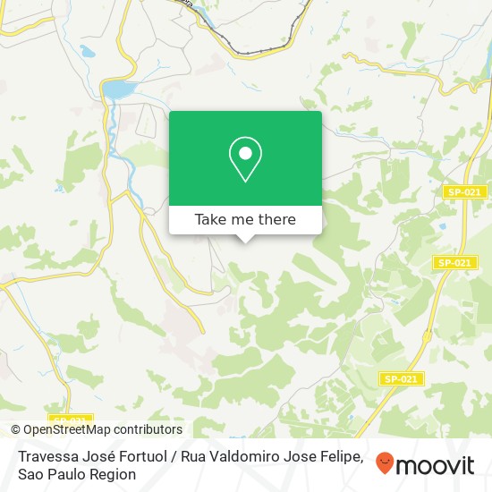 Mapa Travessa José Fortuol / Rua Valdomiro Jose Felipe