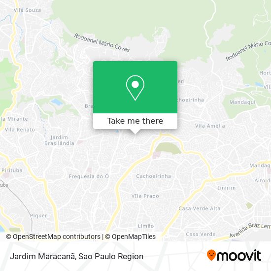 Mapa Jardim Maracanã