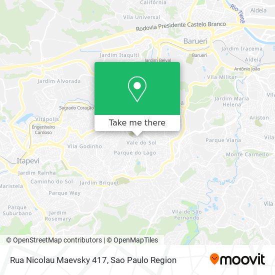 Rua Nicolau Maevsky 417 map