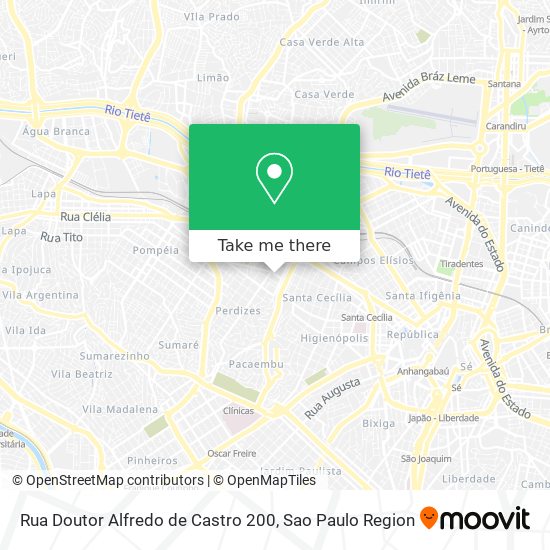 Rua Doutor Alfredo de Castro 200 map