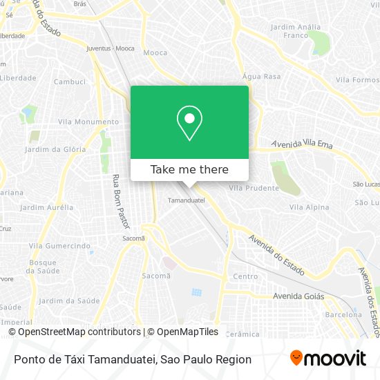 Ponto de Táxi Tamanduatei map