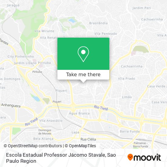 Escola Estadual Professor Jácomo Stavale map