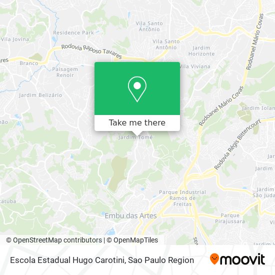Escola Estadual Hugo Carotini map