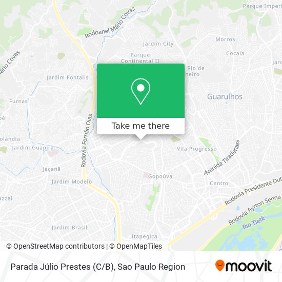 Parada Júlio Prestes (C/B) map