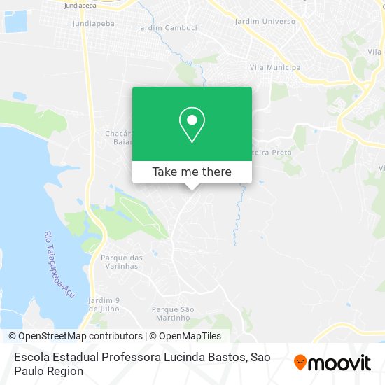 Escola Estadual Professora Lucinda Bastos map