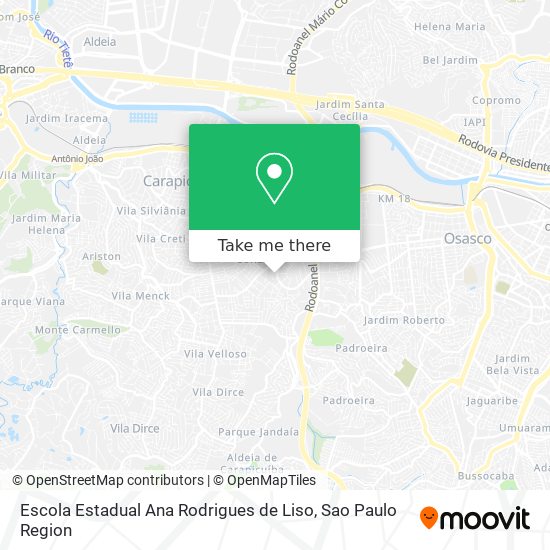 Escola Estadual Ana Rodrigues de Liso map