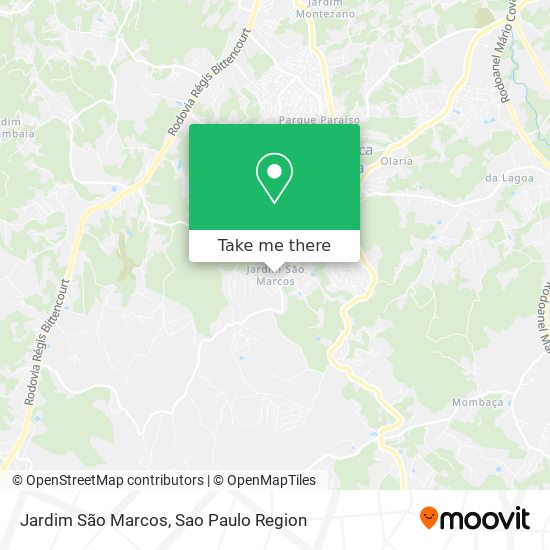 Mapa Jardim São Marcos