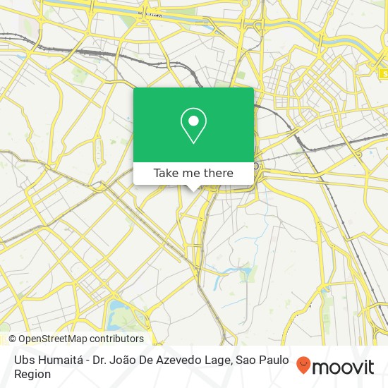 Mapa Ubs Humaitá - Dr. João De Azevedo Lage